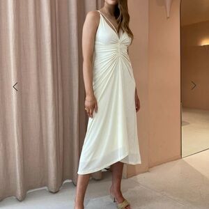 Chic Ivory Midi Dress